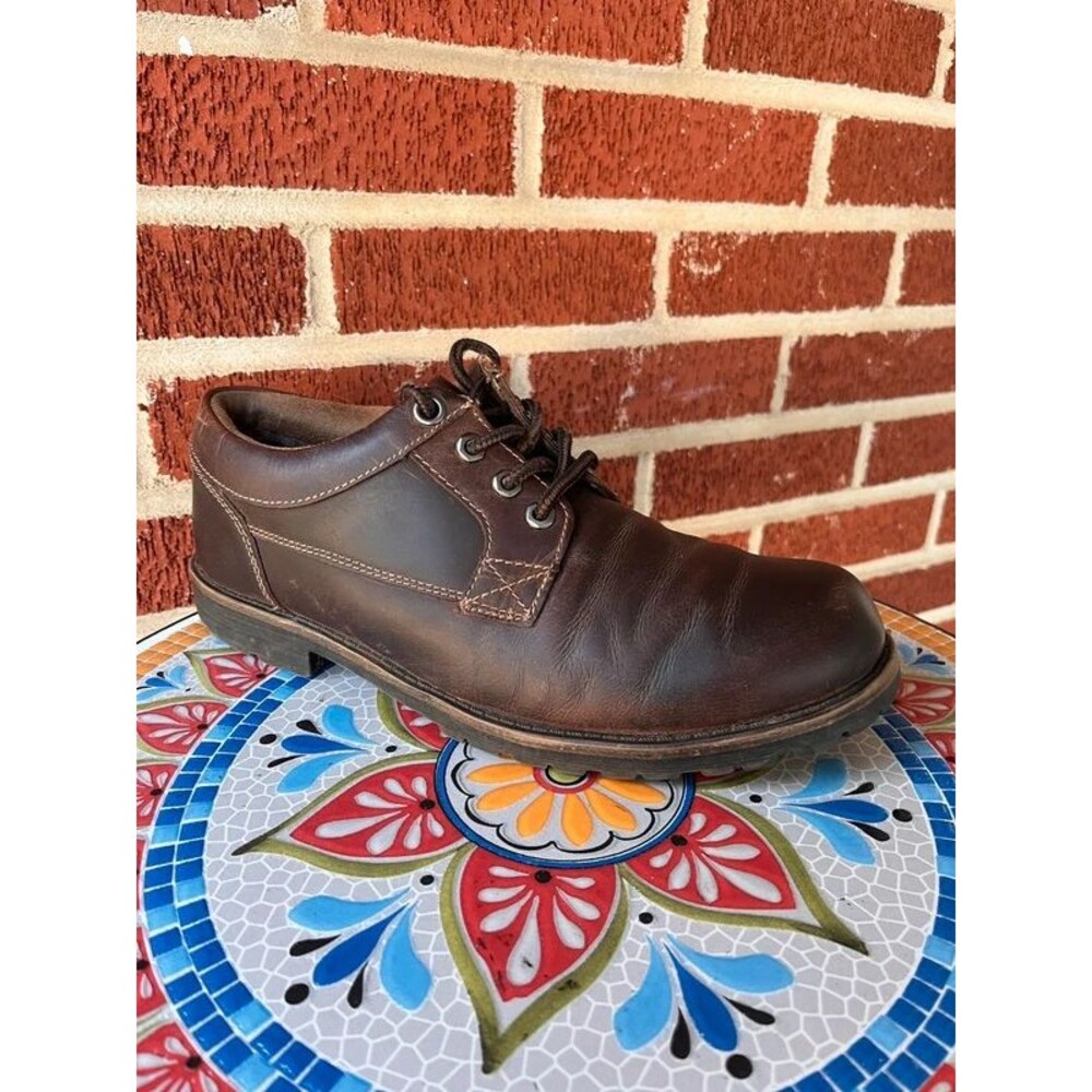 G.H. Bass Dennis Men’s Brown Leather Oxford Shoes Size 10.5 M